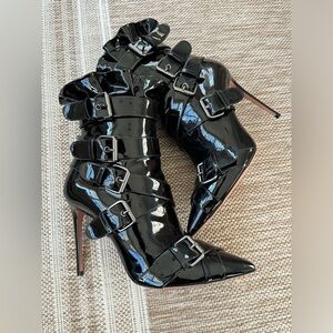 100% Aquazzura patent Boots